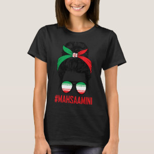 Free Iran Women Life Freedy Bun Iran Fla T-Shirt