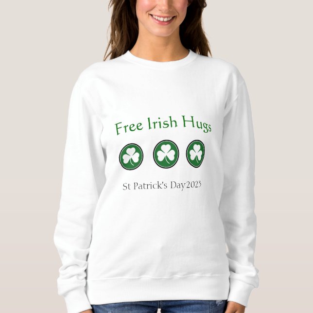 Free Irish Hugs Toddlers T - Shirt Hoodie (Vorderseite)