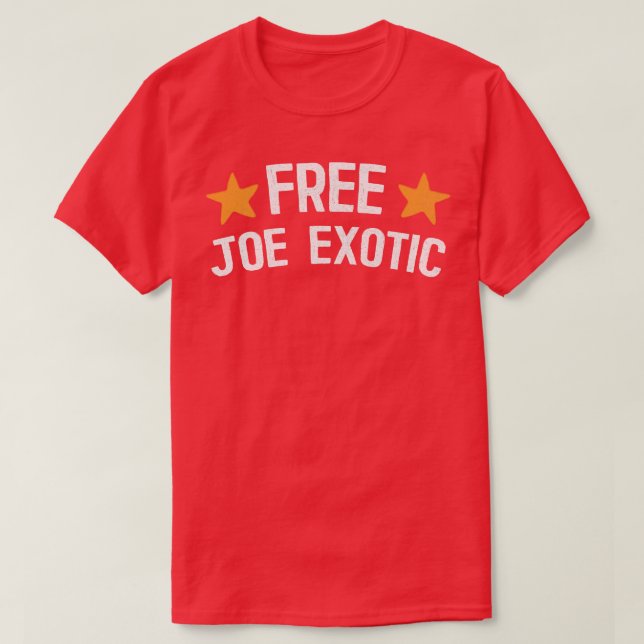 Free Joe Exotic Fan Design T-Shirt (Design vorne)
