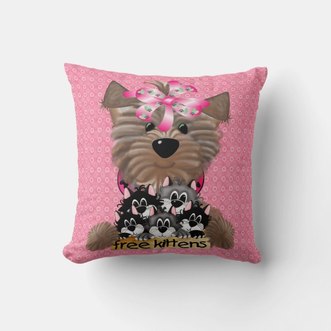 Free Kittens American MoJo Pillow Kissen (Vorderseite)