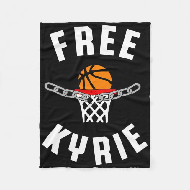 Free Kyrie Free Speech Anti Censorship Fun Bysketb Fleecedecke (Vorderseite)