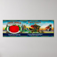 Free Lance Tomato LabelChicago, IL