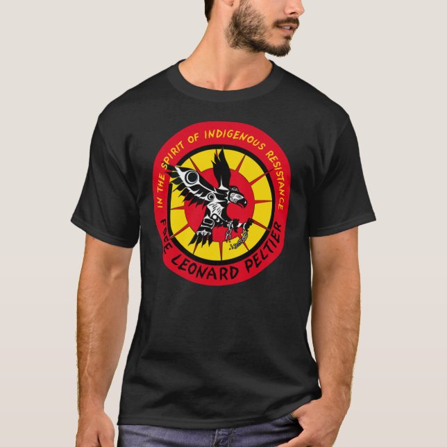 Free Leonard Peltier Classic T - Shirt (Vorderseite)