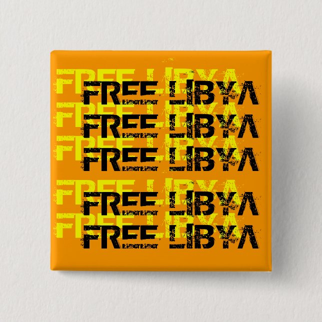 FREE LIBYA BUTTON (Vorderseite)