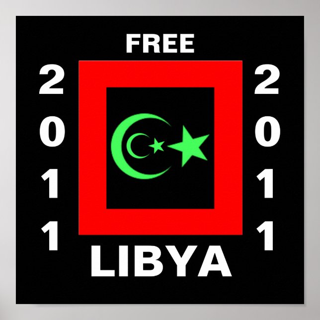 FREE LIBYA POSTER (Vorne)