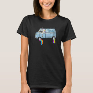 Free Magic Unicorn Driver Fantasy Rainbow T-Shirt