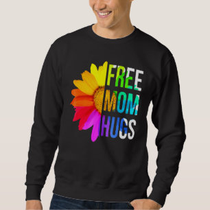 Free Mama Hugs Pride Rainbow Lgbt 2 Sweatshirt