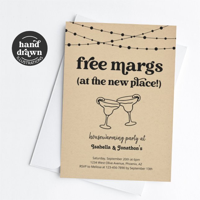 Free Margs Funny Housewarming Party Einladung (Von Creator hochgeladen)