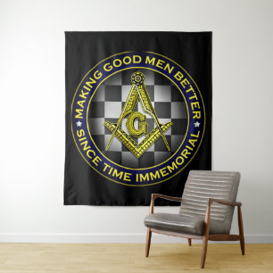 Free Mason Wandteppich