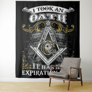 Free Mason Wandteppich