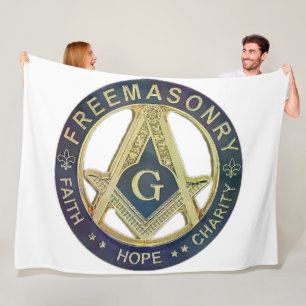 FREE MASONRY FLEECEDECKE