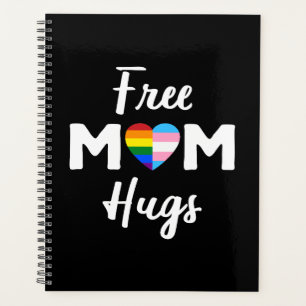 Free Mom Hugs II - Regenbogen Gay Trans Pride Planer