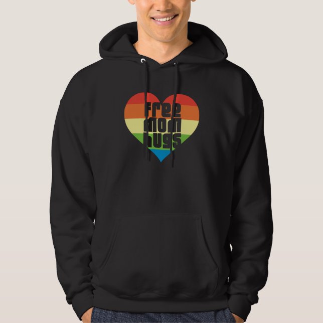 Free Mom Hugs LGBT Month Hoodie (Vorderseite)