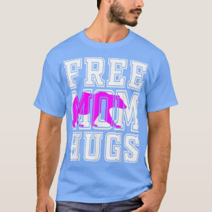 Free Mommy Mama Hugs Pink Bear T-Shirt