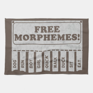 Free Morphemes Geschirrtuch