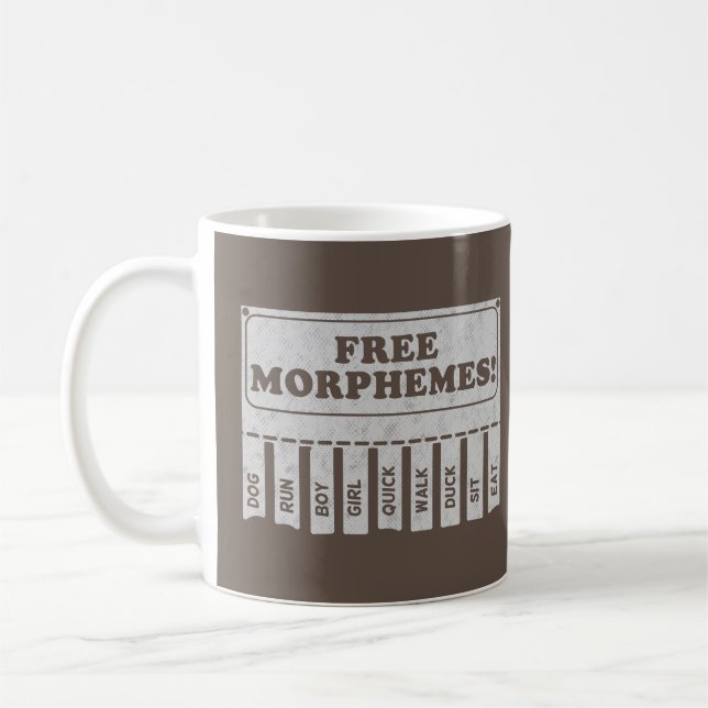 Free Morphemes Kaffeetasse (Links)