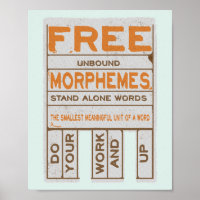 Free Morphemes witzige strukturierte Alphabetisier