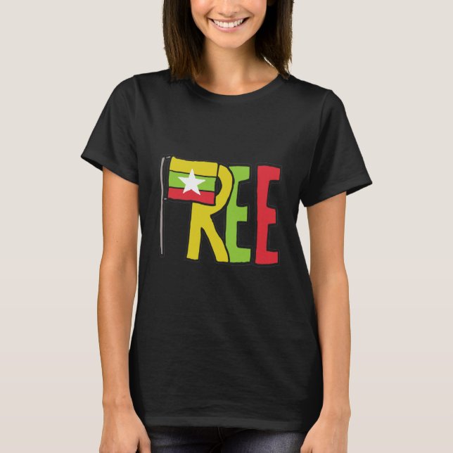 Free Myanmar T-Shirt (Vorderseite)