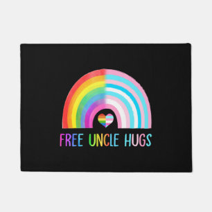 Free Onkel Hugs Gay Pride Lgbtq Lgbt Rainbow Fußmatte