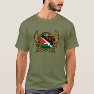 Free-Palästina-Shield-T-Shirt T-Shirt