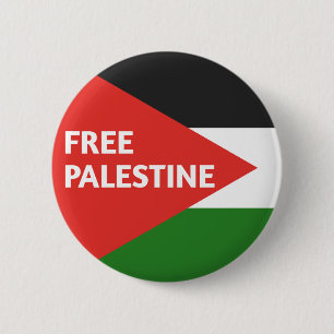 Free Palestine Abzeichen Button Button
