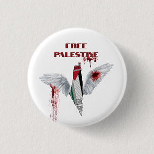 Free Palestine Button - Palestine Button