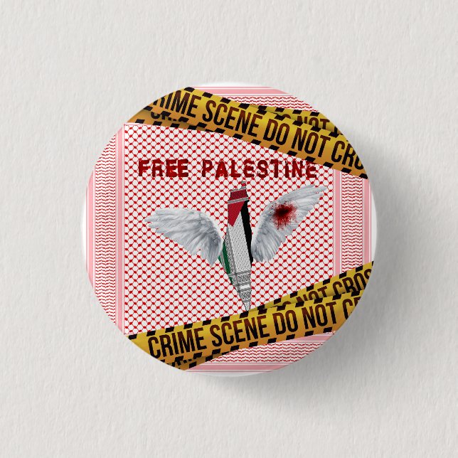 Free Palestine Button - Palestine Button (Vorderseite)