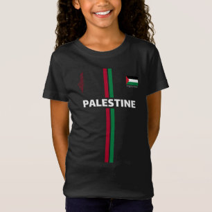 Free Palestine Football Football - Flaggenplan-Tea T-Shirt
