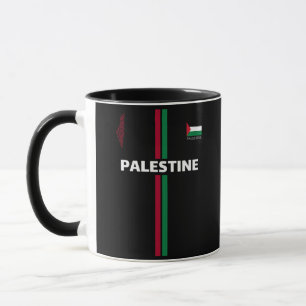 Free Palestine Football Football - Flaggenplan-Tea Tasse