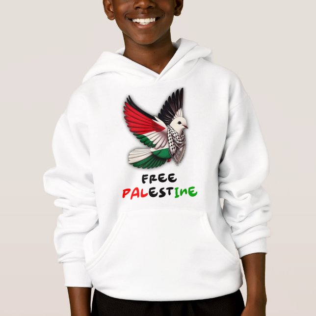 Free Palestine Hoodie (Vorderseite)