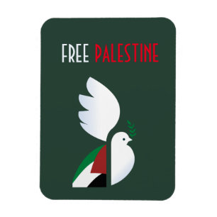 Free Palestine Magnet - Politisches Bewusstsein