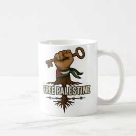 Free Palestine Mug  Support Palestinian Solidarity Kaffeetasse