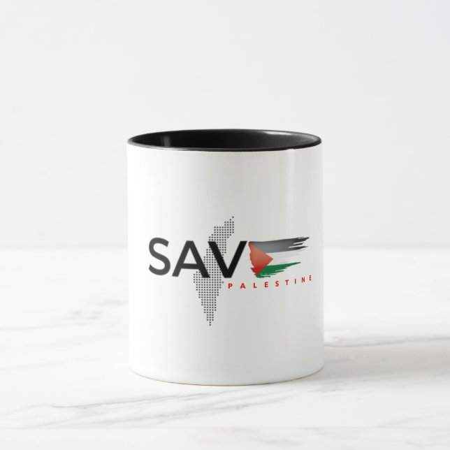 Free Palestine Mugg  Tasse (Zentrum)