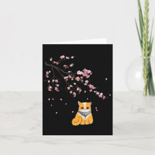 Free Palestine Niedlich Cat Cherry Blossom Sakura Karte
