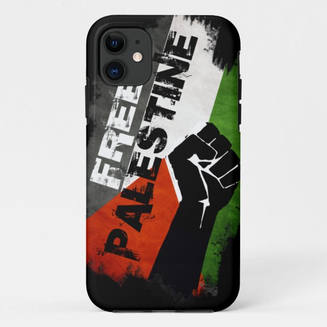 Free Palestine. Palästina Case-Mate iPhone Hülle (Rückseite)
