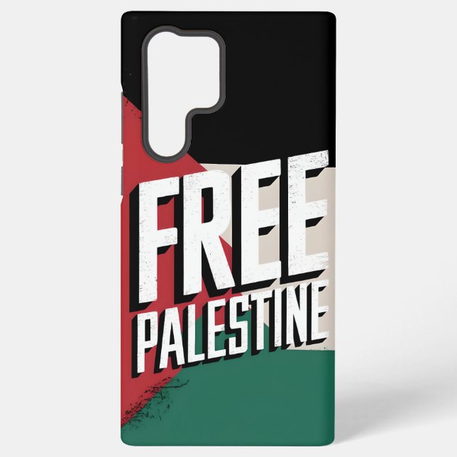 Free Palestine Samsung Galaxy S22 Ultra-Hüllen Samsung Galaxy Hülle (Rückseite)