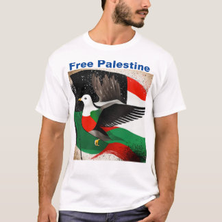 Free Palestine Slogan T - Shirt