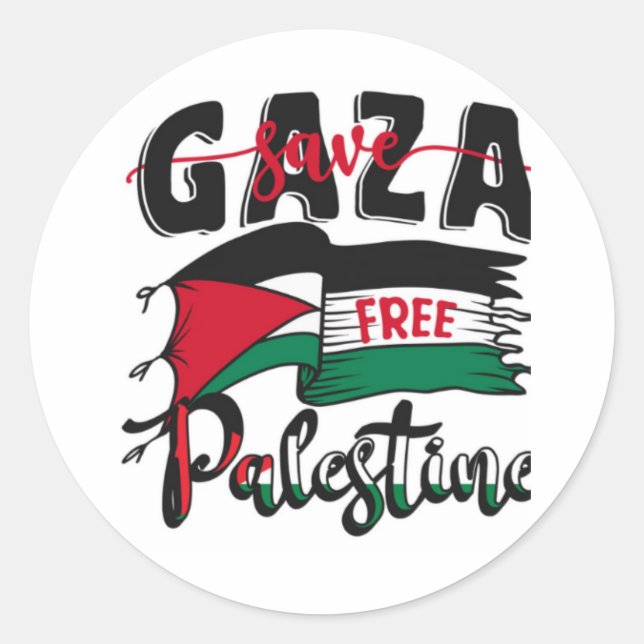 Free Palestine Stickers (Vorderseite)