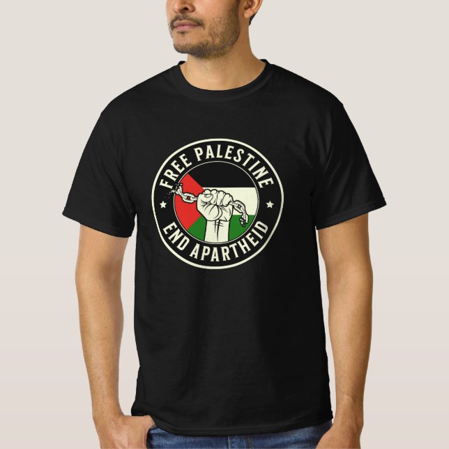 Free Palestine T-Shirt (Vorderseite)