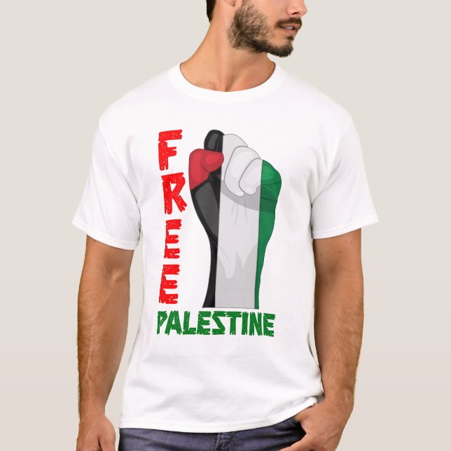 Free Palestine T Shirt (Vorderseite)