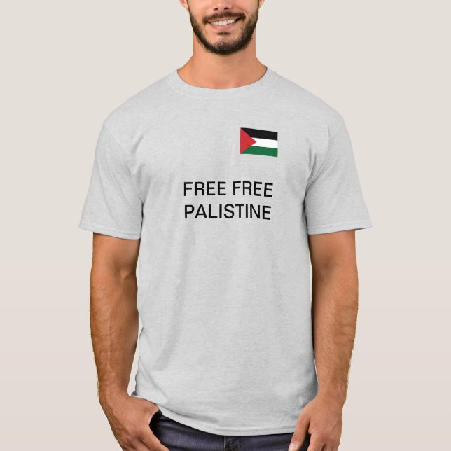 Free Palistine T-Shirt (Vorderseite)