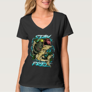 Free Pastel Goth Devil Fish Evil Eyes Demonic Symb T-Shirt
