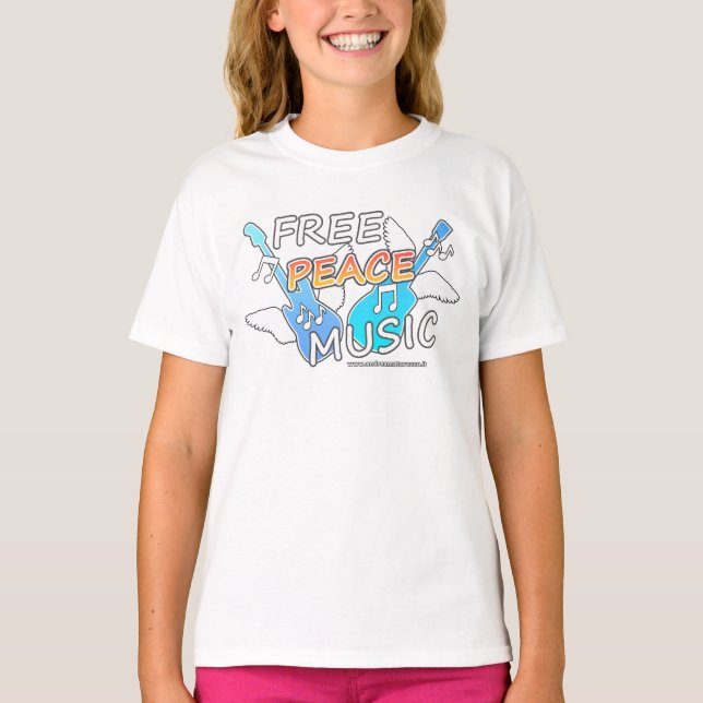 Free Peace Music T-Shirt (Vorderseite)