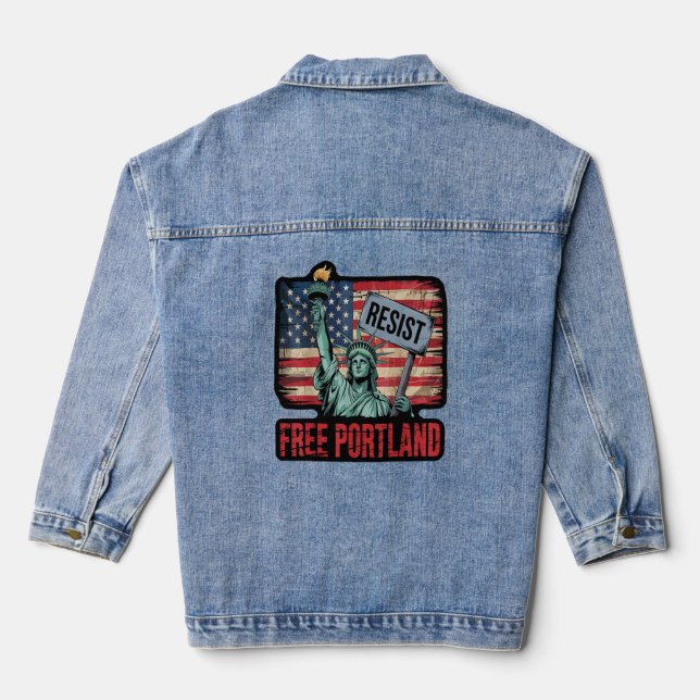 Free Portland Jeansjacke (Rückseite)