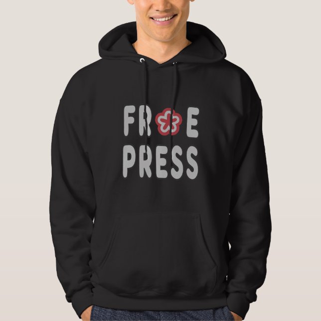 Free Press Hoodie (Vorderseite)