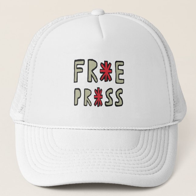 Free Press Truckerkappe (Vorderseite)