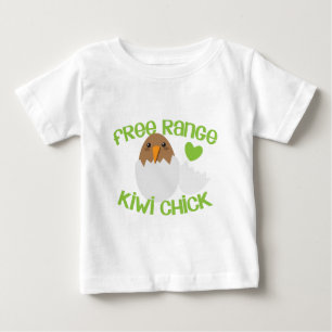 Free Range KIWI Küken Neuseeland Baby T-shirt