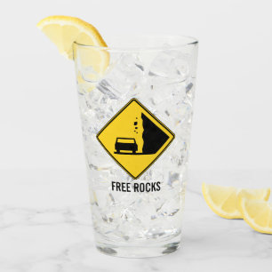 Free Rocks Road Sign Glas