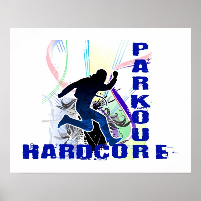 Free Running Parkour Hardcore Poster (Vorne)