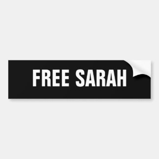 FREE SARAH Autoaufkleber